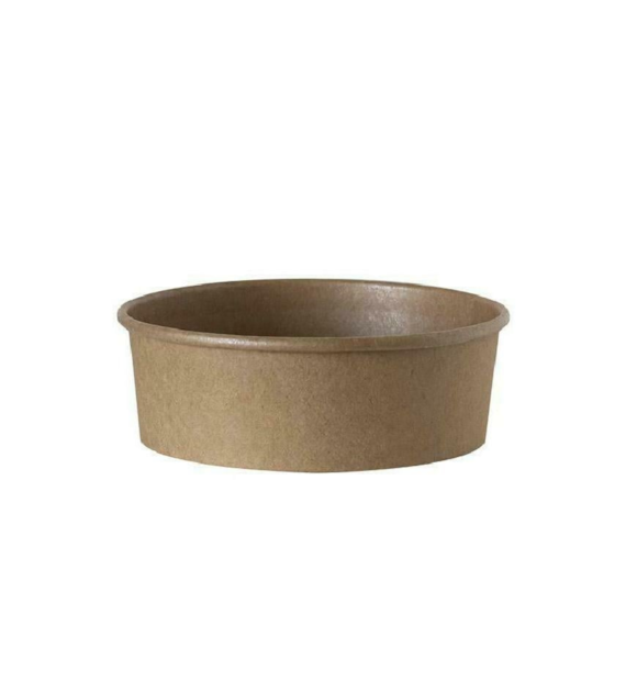 TnP pojemnik sałatkowy papierowy KRAFT fi150mm 750ml (24/6/50)