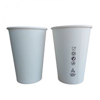 (EKO) Love Nature kubek papierowy 0% PLASTIC 400/420ml (16/20/50)
