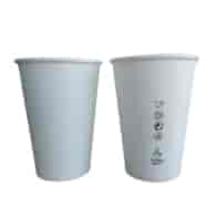 (EKO) Love Nature kubek papierowy 0% PLASTIC 400/420ml (16/20/50)
