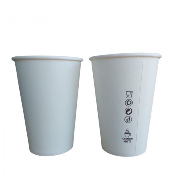 (EKO) Love Nature kubek papierowy 0% PLASTIC 400/420ml (16/20/50)