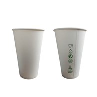 (EKO) Love Nature kubek papierowy 0% PLASTIC 400/420ml (16/20/50)
