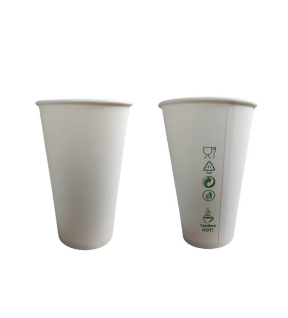 (EKO) Love Nature kubek papierowy 0% PLASTIC 400/420ml (16/20/50)