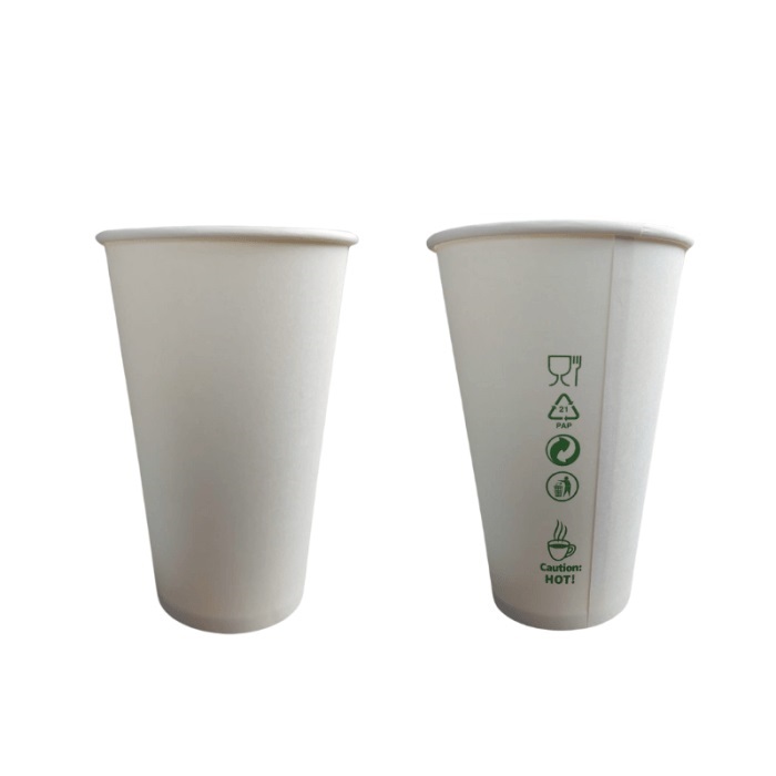 (EKO) Love Nature kubek papierowy 0% PLASTIC 400/420ml (16/20/50)