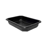 Pojemnik W1/601D 187x137x36 650ml CZARNY (12/8/80)