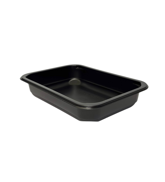 Pojemnik W1/601D 187x137x36 650ml CZARNY (12/8/80)