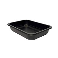 Pojemnik W1/601D 187x137x36 650ml CZARNY (12/8/80)
