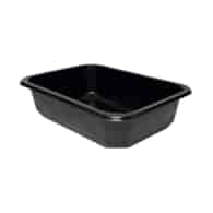 Pojemnik W1/602D 187x137x50 850ml CZARNY (12/8/80)