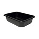 (REUSE) Pojemnik W1/602D 187x137x50 850ml CZARNY (12/8/80)