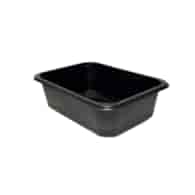 Pojemnik W1/603D 187x137x63 1000ml CZARNY (12/8/80)