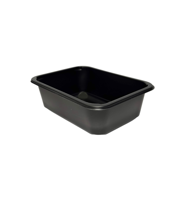 Pojemnik W1/603D 187x137x63 1000ml CZARNY (12/8/80)