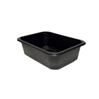 Pojemnik W1/603D 187x137x63 1000ml CZARNY (12/8/80)