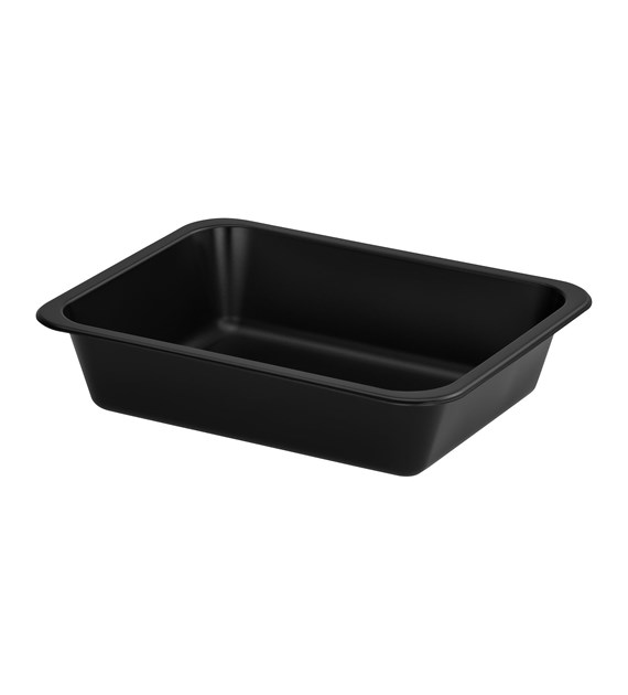 (REUSE) POJEMNIK DO ZGRZEWU NIEDZIELONY B-227x178x50 CZARNY (_/10/50)