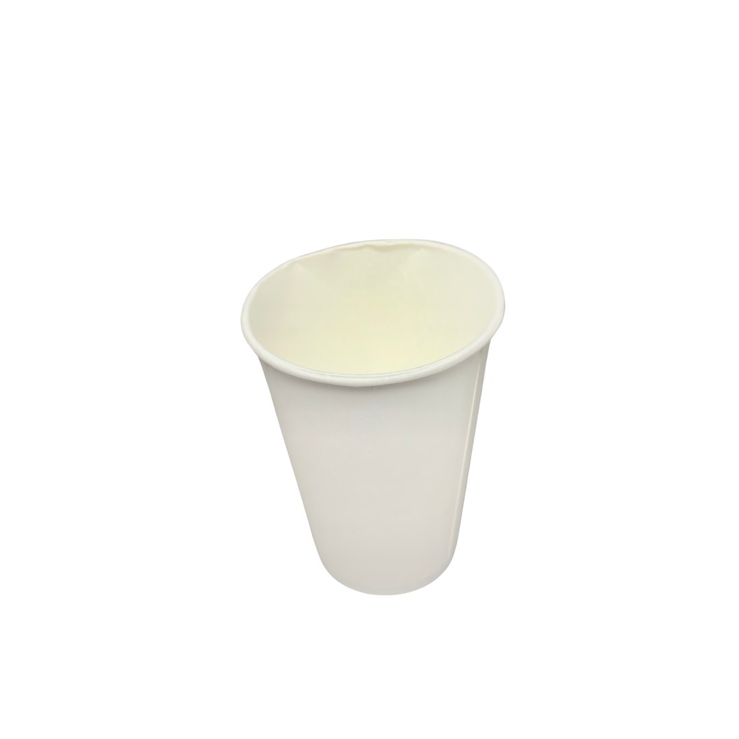 (EKO) Enjoy Be Eco kubek papierowy PLASTIC FREE automat BIAŁY 7oz 180/200ml (18/25/100)