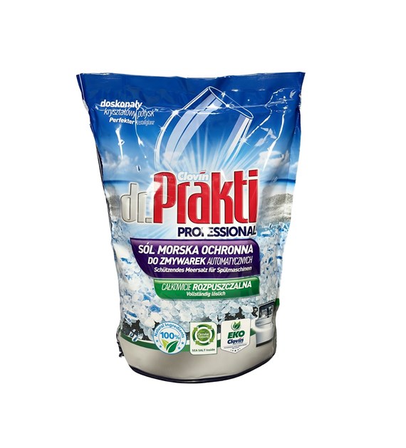 dr.Prakti sól morska do zmywarek doypack 1,5 kg (60/6/1)