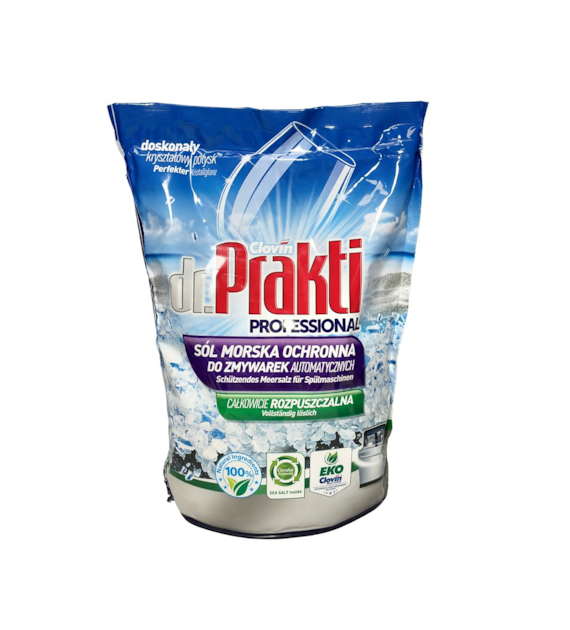 dr.Prakti sól morska do zmywarek doypack 1,5 kg (60/6/1)