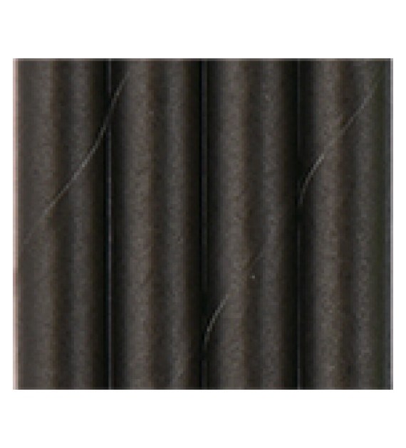 Love Nature słomka papierowa CZARNA fi8mm 19,7cm (24/36/100)