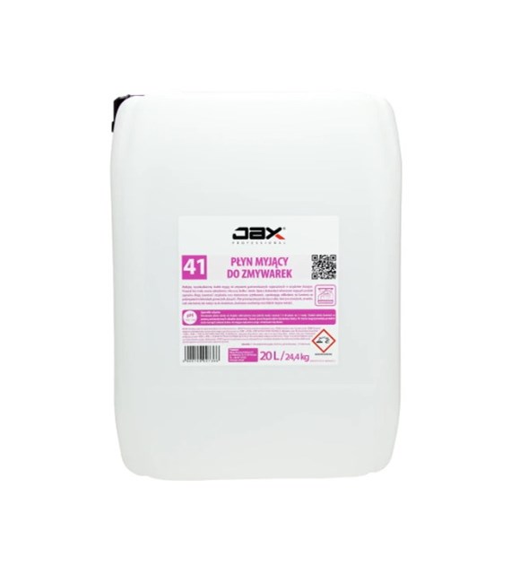 JAX PROFESSIONAL PŁYN MYJĄCY DO ZMYWAREK 20L (24/1/1)