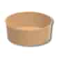 Pojemnik sałatkowy papierowy KRAFT fi185mm 1300ml PLASTIC FREE (16/6/50)