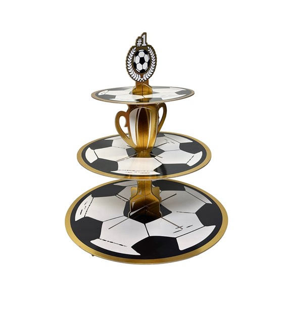 Patera na ciasto 3 pozimy piłkarski 34x41cm