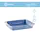 (REUSE) Pojemnik żebrowany W1/620R 227x178x40 1000ml TRANSPARENTNY (16/1/320)