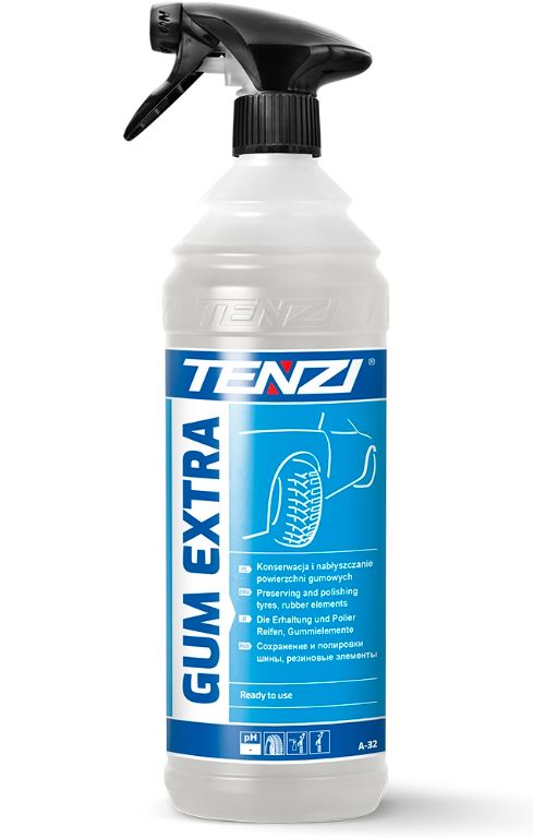 TENZI GUM EXTRA do konserwacji i nabłyszczania powierzchni gumowych 1L (40/12/1)