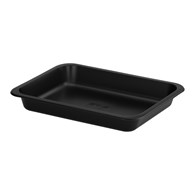 (REUSE) POJEMNIK DO ZGRZEWU NIEDZIELONY B-227x178x30 CZARNY LITE (32(40)/14/50)