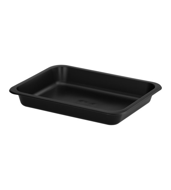 (REUSE) POJEMNIK DO ZGRZEWU NIEDZIELONY B-227x178x30 CZARNY LITE (32(40)/14/50)