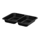 (REUSE) POJEMNIK DO ZGRZEWU DWUDZIELNY B-227x178x30 CZARNY LITE (32(40)/14/50)