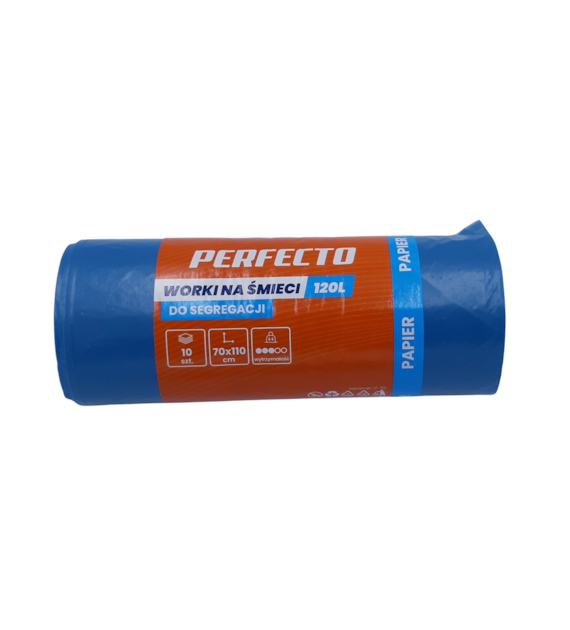 Perfecto Worki na odpady 120L NIEBIESKIE (80/25/10)