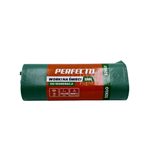 Perfecto Worki na odpady 120L ZIELONE (80/25/10)