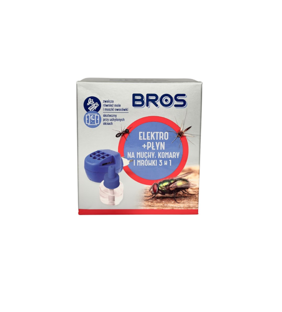 BROS Elektrofumigator owadobójczy urządzenie z płynem 3w1 30ml (_/12/1)