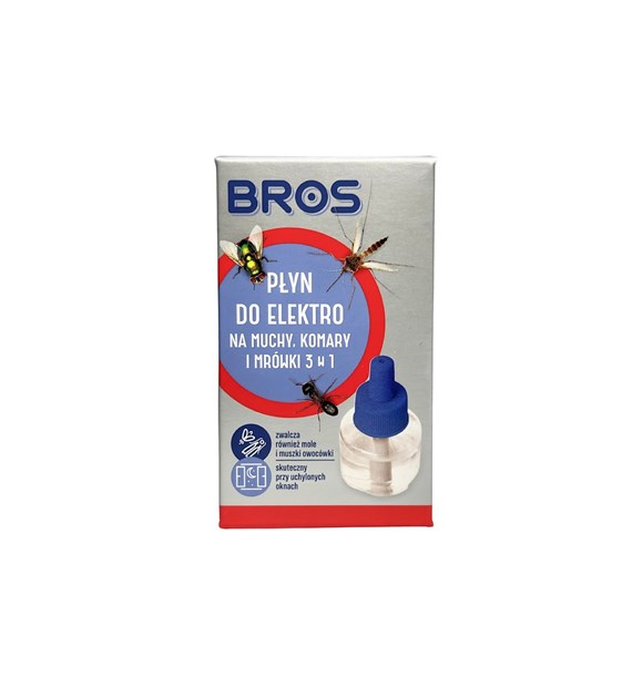 BROS Elektrofumigator owadobójczy zapas 3w1 30ml (_/12/1)
