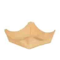 FINGERFOOD drewniane miseczki 80x80mm (50szt)