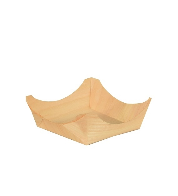FINGERFOOD drewniane miseczki 80x80mm (50szt)