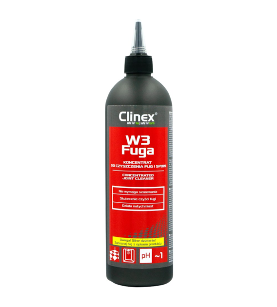 CLINEX W3 FUGA Koncentrat do czyszczenia fug i spoin 0,5L (/12/1)