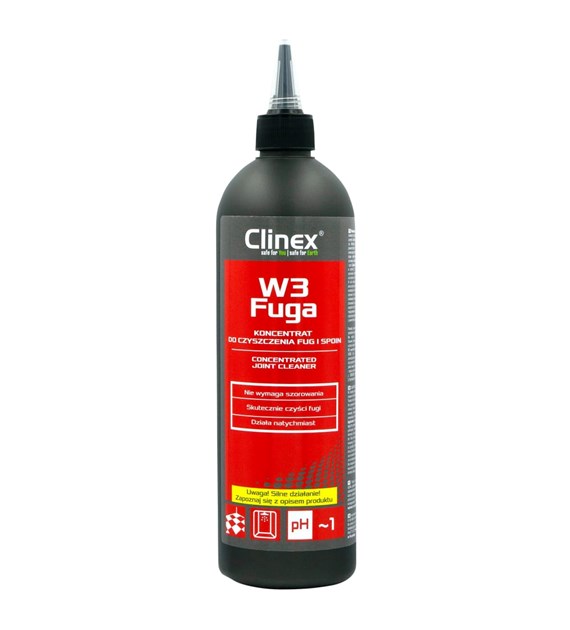 CLINEX W3 FUGA Koncentrat do czyszczenia fug i spoin 0,5L (/12/1)