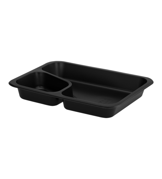 (REUSE) POJEMNIK DO ZGRZEWU DWUDZIELNY COLT B-227x178x30 CZARNY LITE (32(40)/14/50)