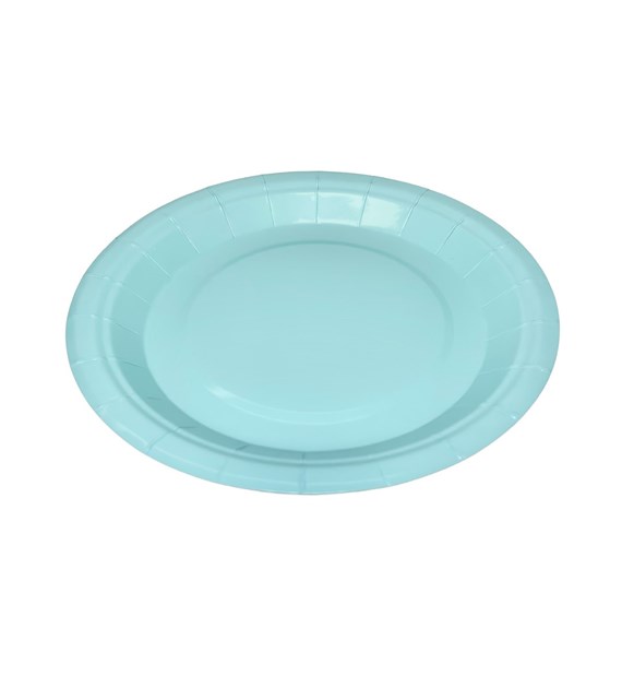 PP Talerz papierowy 18cm jasno niebieski (6szt)