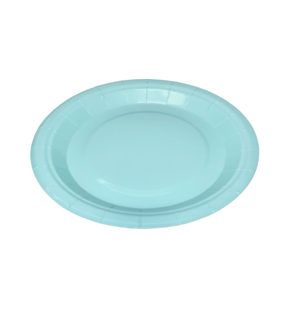 PP Talerz papierowy 18cm jasno niebieski (6szt)