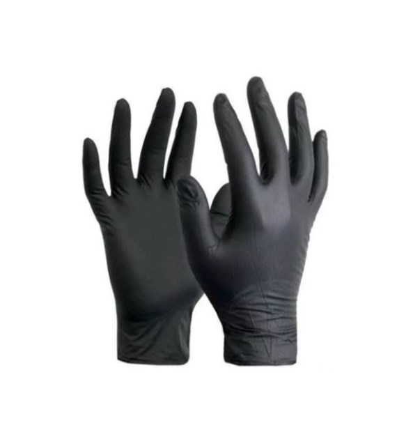 MASTERGLOVE rękawiczki nitrylowe XL CZARNE (_/10/100)