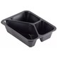 Pojemnik MAPCOR 227x178x50 trójdzielny CZARNY (42/4/80)