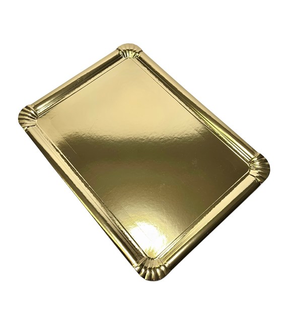 TACA PAPIEROWA 34x45,5cm ZŁOTA (_/18/5)