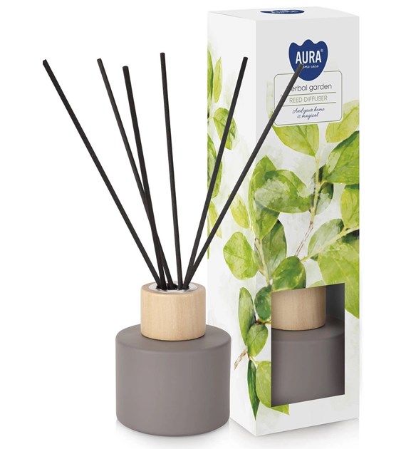 Dyfuzor z czarnymi patykami 85ml Ziołowy ogród (_/12/1)