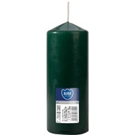 ŚWIECA WALEC BUTELKOWA ZIELEŃ 60x150 (_/6/1)