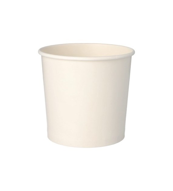 POJEMNIK PAPIEROWY ZUPA 770ml BIAŁY POWLEKANY (110/10/50)