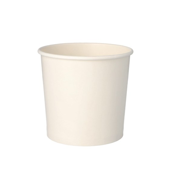 POJEMNIK PAPIEROWY ZUPA 770ml BIAŁY POWLEKANY (110/10/50)