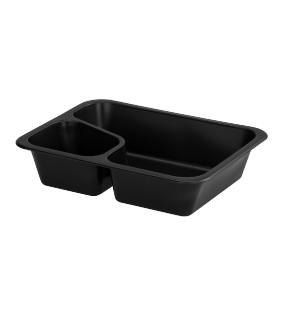 (REUSE GRUBY) POJEMNIK DO ZGRZEWU DWUDZIELNY COLT B-227x178x50 CZARNY (32(40)/8/50)