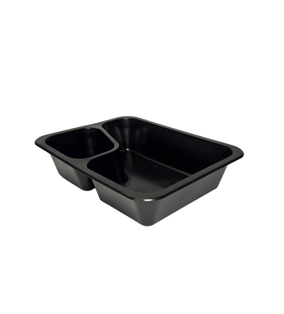 (REUSE GRUBY) POJEMNIK DO ZGRZEWU DWUDZIELNY COLT B-227x178x50 CZARNY (32(40)/8/50)