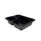 (REUSE GRUBY) POJEMNIK DO ZGRZEWU DWUDZIELNY COLT B-227x178x50 CZARNY (32(40)/8/50)