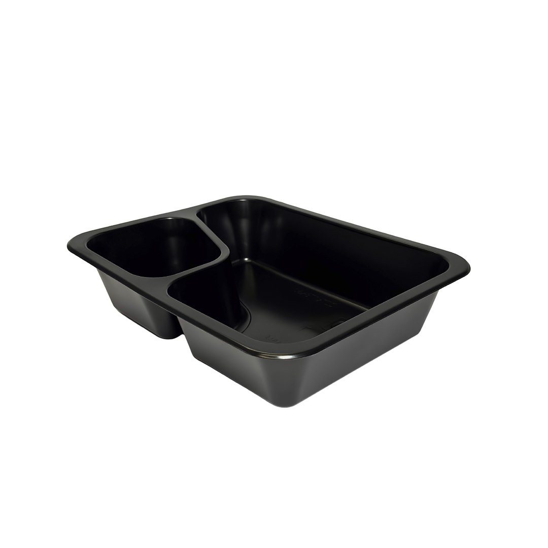 (REUSE GRUBY) POJEMNIK DO ZGRZEWU DWUDZIELNY COLT B-227x178x50 CZARNY (32(40)/8/50)